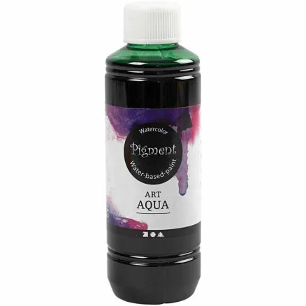 Υγρή ακουαρέλα, πράσινη, 250 ml/ 1 φιάλη.