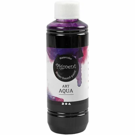 Υγρή νερομπογιά, κόκκινο-βιολετί, 250 ml/ 1 φιάλη.