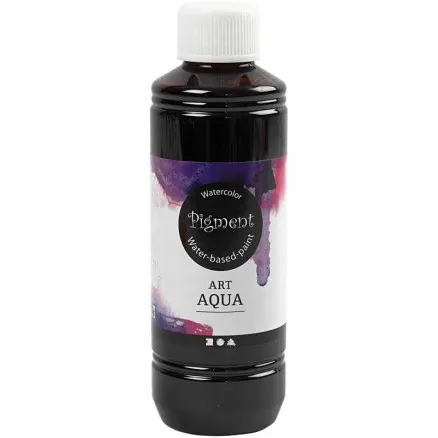 Υγρή νερομπογιά, καφέ, 250 ml/ 1 φιάλη.