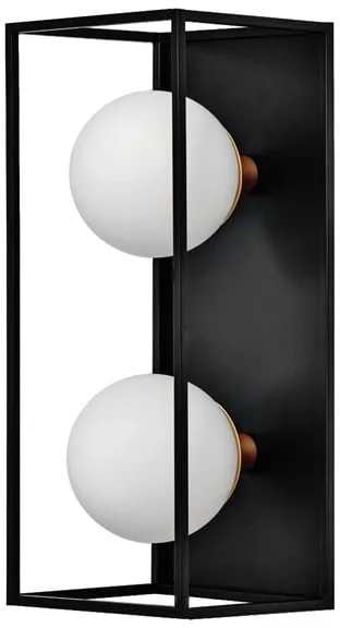 LEDVANCE DECOR Square 2XG9 IP44 350mm μαύρο