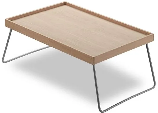 Fritz Hansen Skagerak Nomad Δίσκος Τραπεζάκι Δρυς/Steel Silk Grey