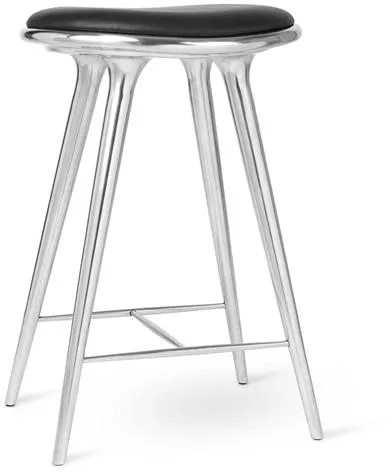 Mater High Stool Σκαμπό Μπαρ Ανακυκλωμένο Αλουμίνιο 69cm
