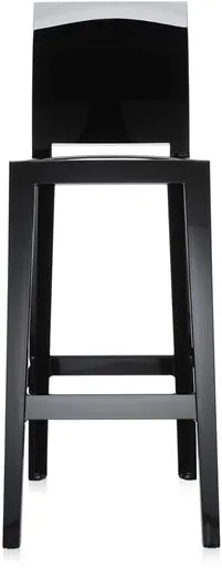 Kartell One More Please Barstol H75 Γυαλιστερό Μαύρο