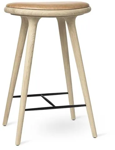 Mater High Stool Σκαμπό Μπαρ Σαπωνοποιημένη Δρυς 69cm