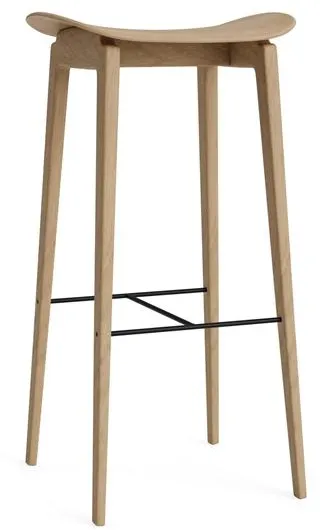 NORR11 NY11 Σκαμπό Μπαρ H75 cm Δρυς