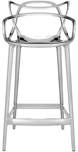 Kartell Masters Σκαμπό Μπαρ H65 Χρώμιο
