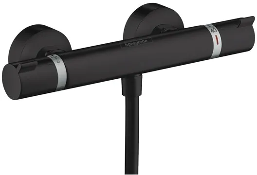 Hansgrohe Ecostat Comfort μπαταρία ντους, μαύρο ματ