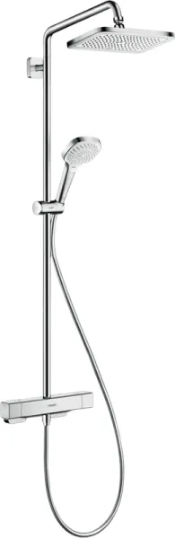 Hansgrohe Croma E Showerpipe 280 σύστημα ντους, 1 τύπος ψεκασμού, χρώμιο