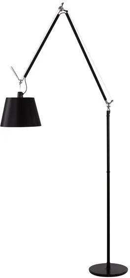 Artemide Tolomeo Mega Επιδαπέδιο Φωτιστικό Μαύρο Καπέλο 32 cm