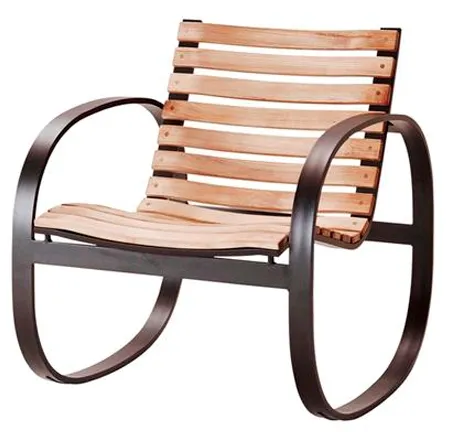 Cane-Line Parc κουνιστή πολυθρόνα - teak/λαβαγκρί