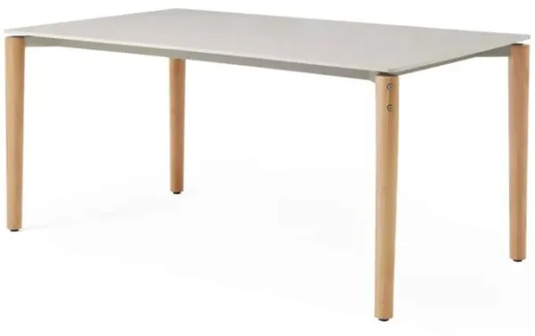 Vipp718 Open-Air Τραπέζι φαγητού 157 cm Κεραμικό/Δρυς