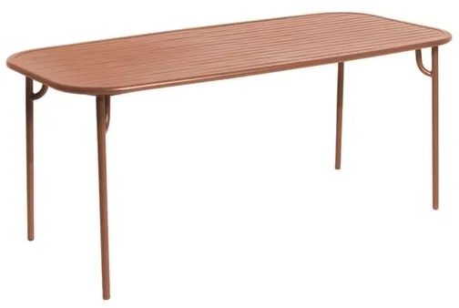 Petite Friture WEEK-END Ορθογώνιο Τραπέζι Terracotta