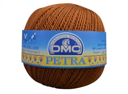 DMC Petra αρ. 8 Νήμα για Βελονάκι Μονόχρωμο 5434 Χρυσοκάστανο