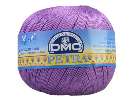 DMC Petra αρ. 5 Νήμα για Βελονάκι Μονόχρωμο 53837 Μωβ