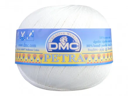DMC Petra nr. 8 Νήμα για Βελονάκι Μονόχρωμο 54460 Εκρού