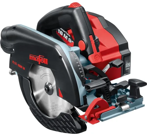 Mafell ασύρματο δισκοπρίονο K 55 18M bl PURE σε θήκη T-MAX