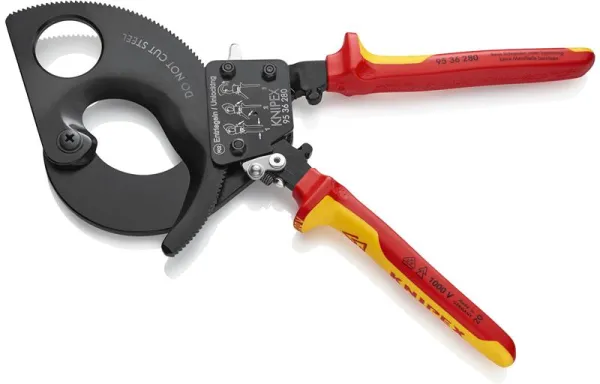 Knipex Κόφτης καλωδίων (Αρχή καστάνιας) μαύρος λακαρισμένος, εγκεκριμένος από VDE 280 mm