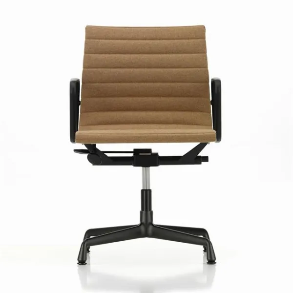 Vitra Aluminium EA 132 Καρέκλα Γραφείου με Περιστροφή και Μπράτσα Papyrus