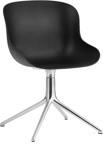Normann Copenhagen Hyg Περιστρεφόμενη Καρέκλα Αλουμίνιο/Μαύρο