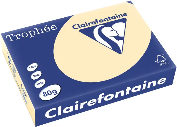Q-connect Trophee χαρτί αντιγραφής A4 80g παστέλ κίτρινο