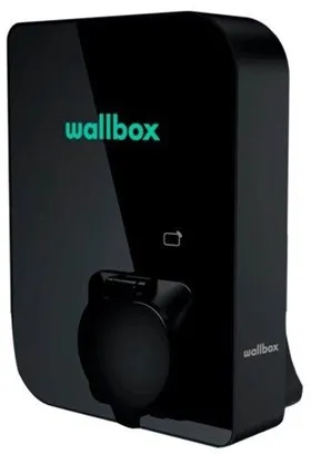 Wallbox Copper SB φορτιστής με Wi-Fi 11 kW Type 1 και 2, μαύρο