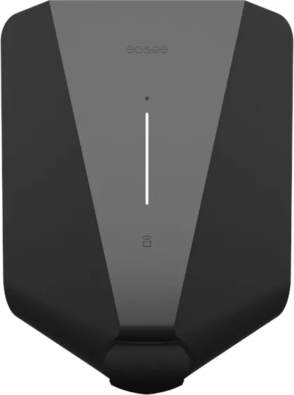 Easee LITE σταθμός φόρτισης 11 kW με μετρητή kWh, Τύπος 2, WiFi και 4G, Μαύρο