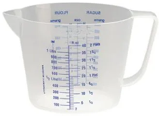 Μεζούρα Stewart, διαφανές πλαστικό PP, 1 L