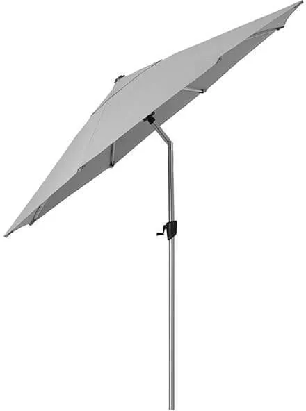 Cane-Line Sunshade ομπρέλα με κλίση - Ø 300 cm - Ανοιχτό γκρι
