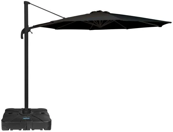 Ομπρέλα Roma με περιστροφή μαύρη 3μ