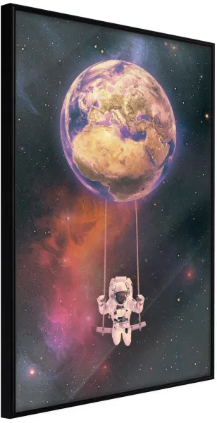 ARTGEIST Αφίσα με κορνίζα - The Whole World is a Playground Χρυσό 30x45