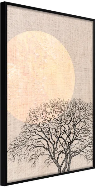 ARTGEIST Αφίσα με κορνίζα - Tree in the Morning Μαύρο 30x45