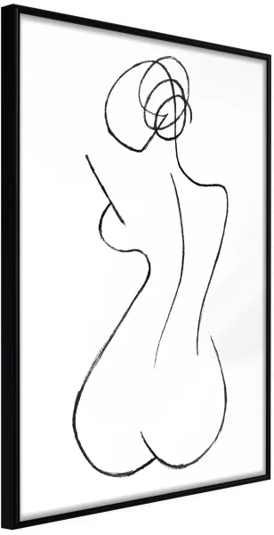 ARTGEIST Αφίσα με κορνίζα - Hourglass Χρυσό με passepartout 20x30