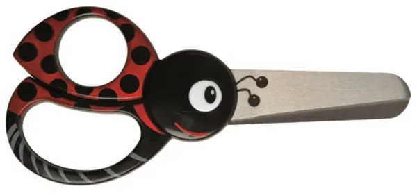 Ψαλίδι παιδιών Fiskars με σχέδιο πασχαλίτσας