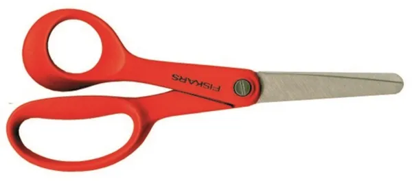 Ψαλίδι παιδιών Fiskars για αριστερόχειρες, κόκκινο, 13,5 εκ.