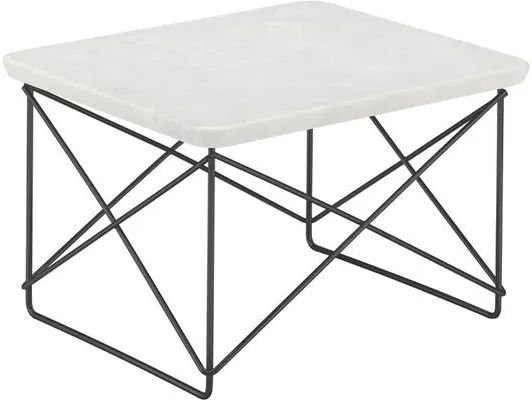 Vitra Occasional LTR Κομοδίνο Ανοιχτό Μάρμαρο/Μαύρο