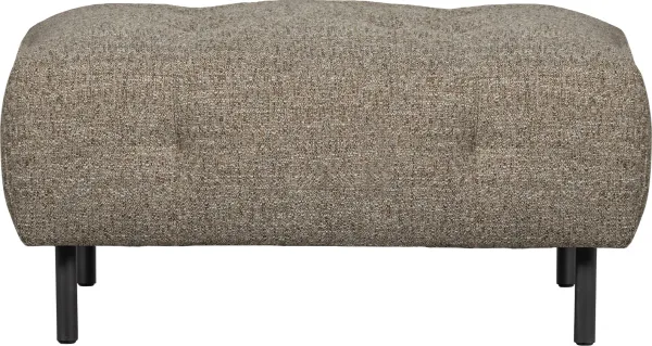 Lloyd, πουφ καναπέ, καφέ, H45x90x90 cm