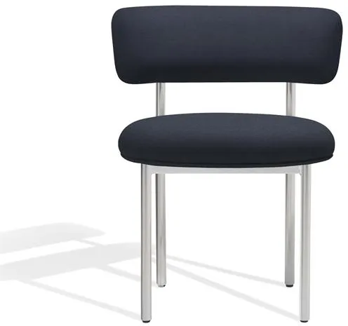 Møbel Copenhagen Font Καρέκλα Τραπεζαρίας Vidar 0786/Γυαλισμένο Ατσάλινο Πλαίσιο