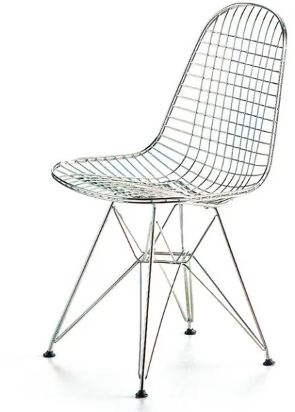 Vitra Wire DKR Καρέκλα Τραπεζαρίας Χρώμιο