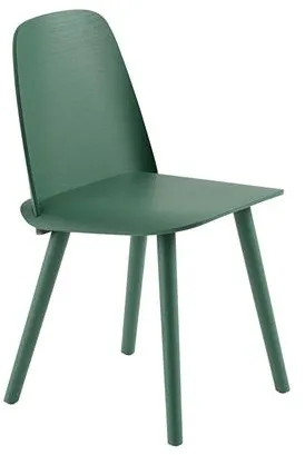 Muuto Nerd Καρέκλα Τραπεζαρίας Πράσινη