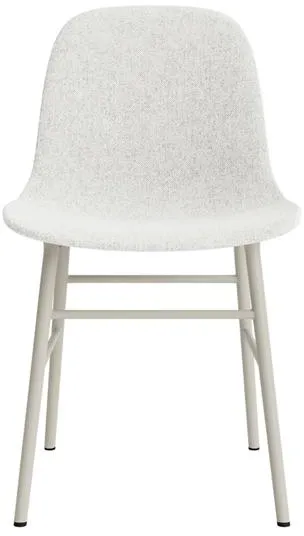 Normann Copenhagen Form Καρέκλα Τραπεζαρίας Επενδεδυμένη Ομάδα 5 Ανοιχτό Γκρι/Ατσάλι