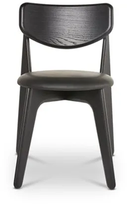 Tom Dixon Slab Καρέκλα Τραπεζαρίας Επενδεδυμένη Σετ των 2 Μαύρο