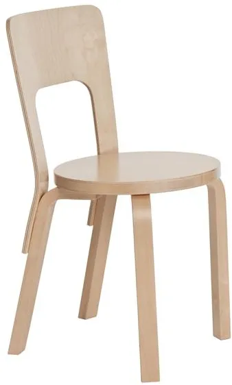 artek 66 Καρέκλα τραπεζαρίας από σημύδα