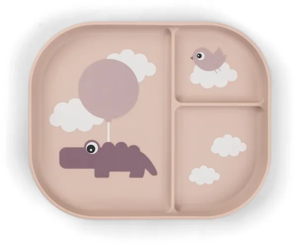Foodie χωρισμένο πιάτο Happy clouds Πούδρα