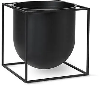 Audo Copenhagen Kubus Flowerpot 23 - Μαύρο