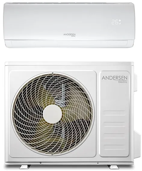 Andersen Electric AE 9000 αντλία θερμότητας αέρα/αέρα με WiFi, 3,4 kW, 5-63 m², λευκό