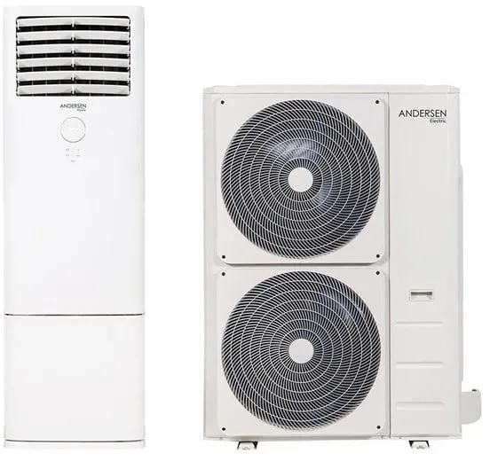 Andersen Electric Apollo 48000 αντλία θερμότητας αέρα/αέρα, 18,5 kW, 45-370 m², λευκό