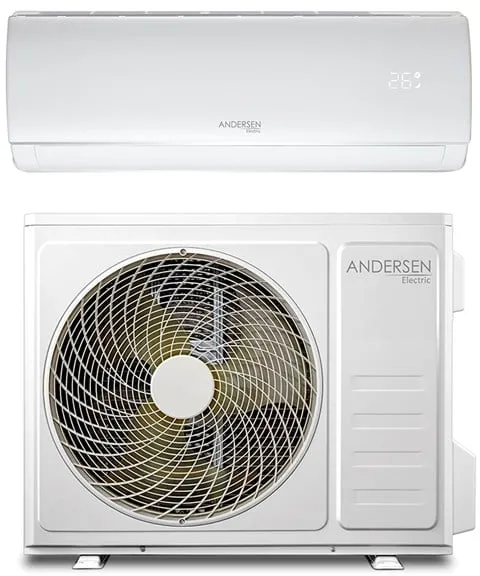 Andersen Electric AE 18000 αντλία θερμότητας αέρα/αέρα με WiFi, 6 kW, 5-135 m², λευκό